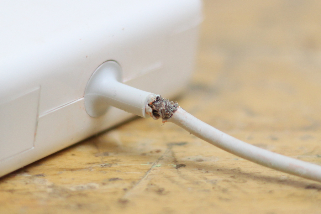 Broken Mac charging cable