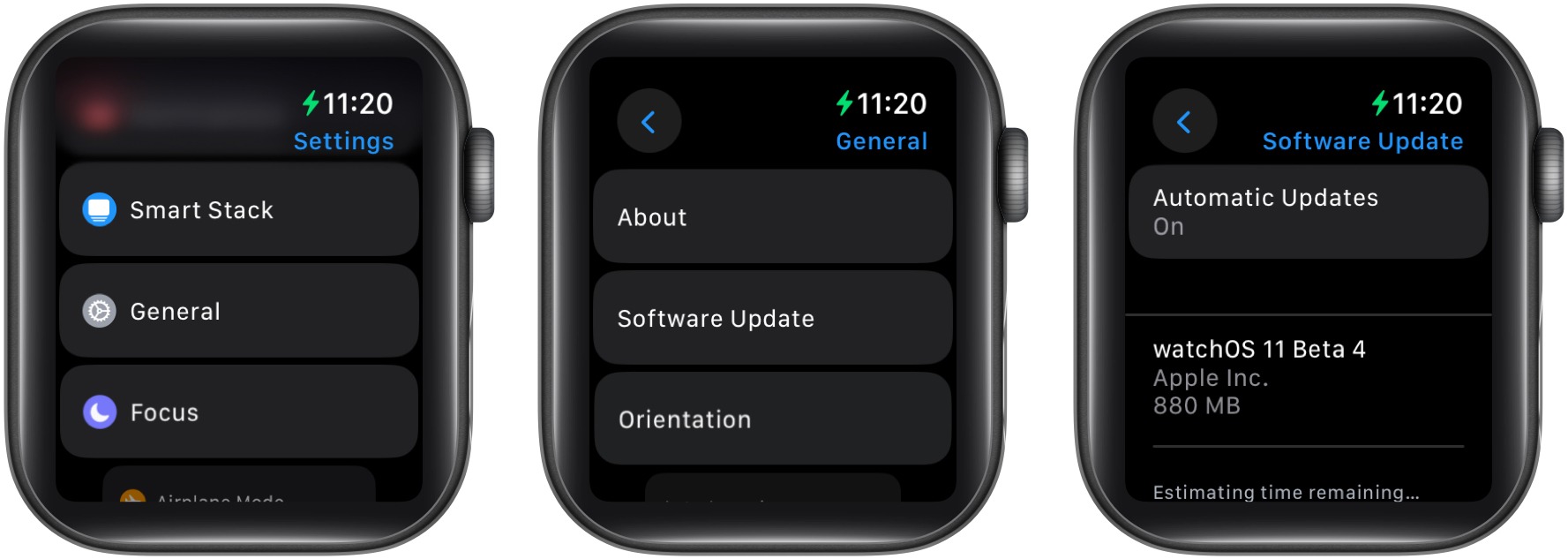 Download watchOS 11 developer beta 4