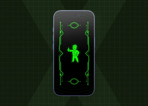 Fallout Pip Boy háttérkép iPhone-ra