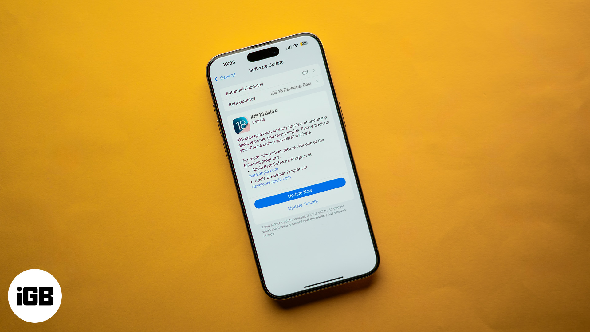 How to download iOS 18 developer beta 4 on iPhone