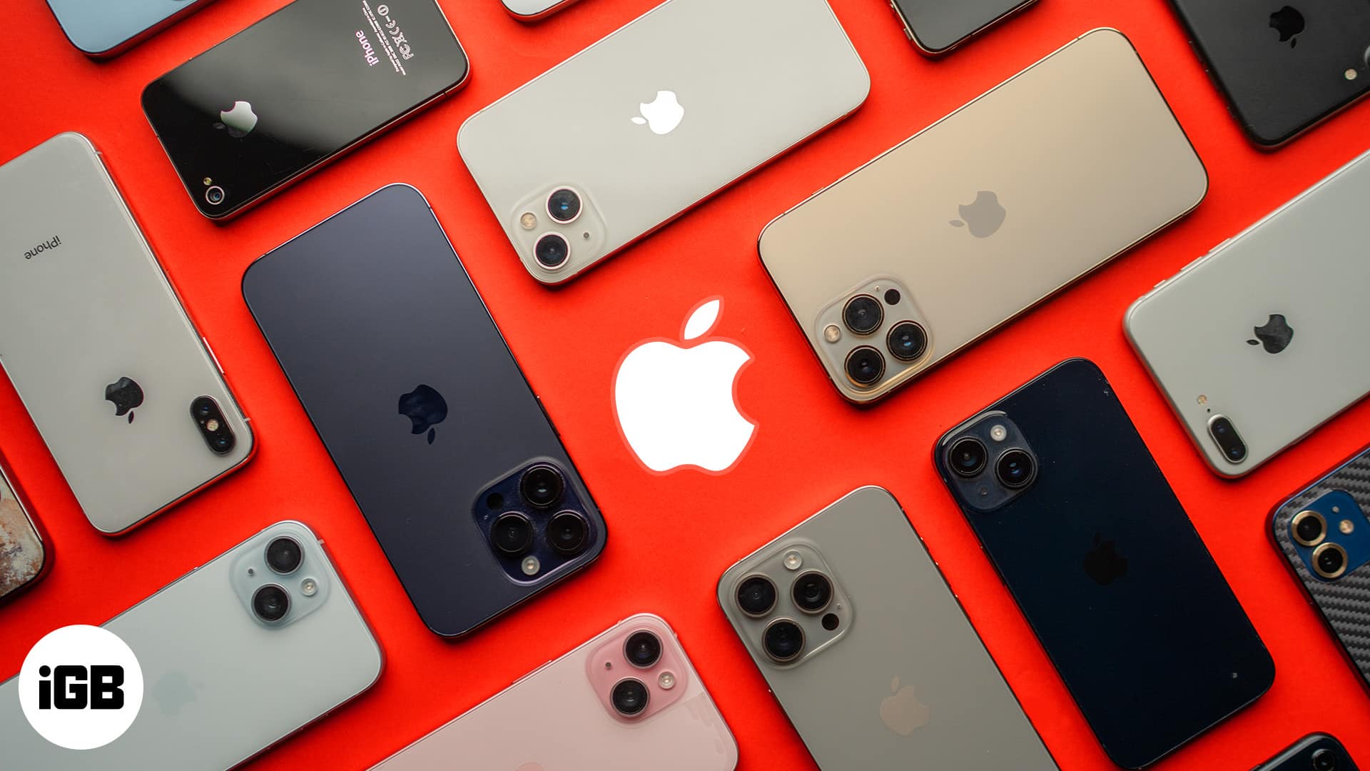 Apple's iPhone models launched over the years