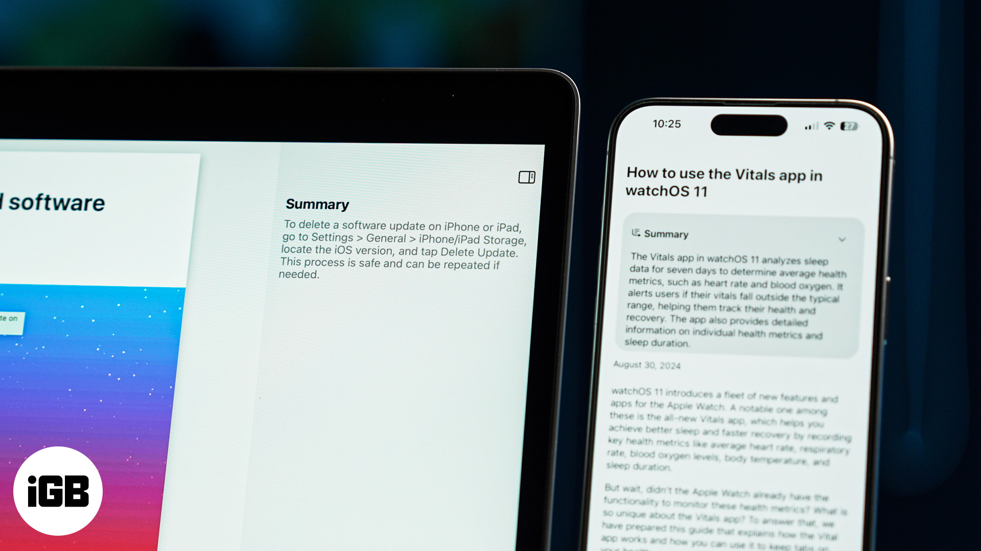 Researching something and want a quick summary of what the article is about? With the Summarize feature in Safari, you can summarize webpages for a quick gist.