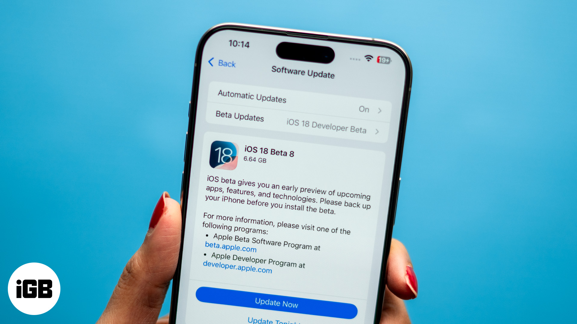 How to install iOS 18 developer beta 8 on iPhone