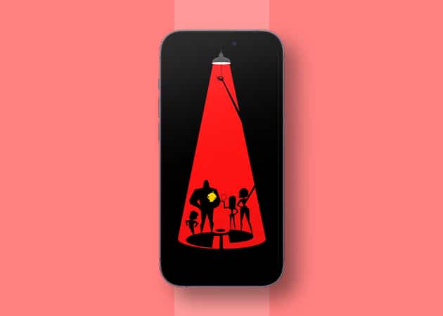 Incredibles iPhone Dynamic Island wallpaper Mockup