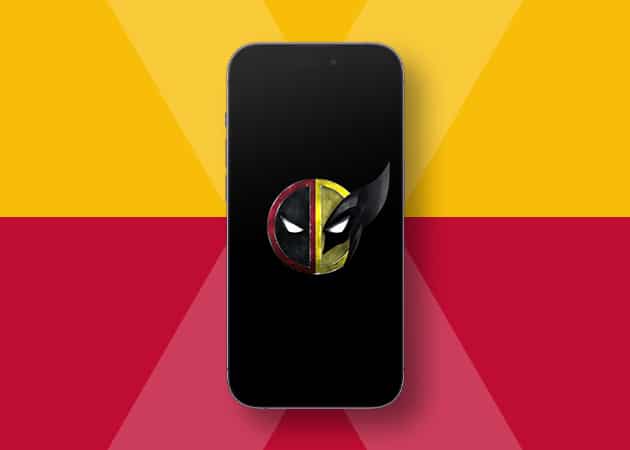 Minimalist Deadpool and Wolverine wallpaper