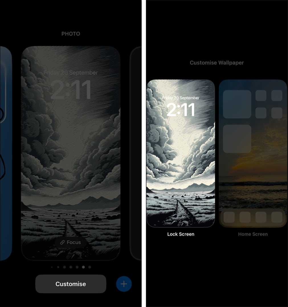 Customizing an iPhone Lock Screen