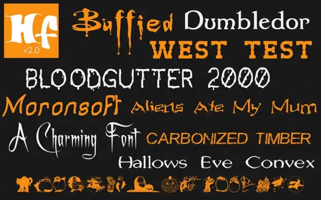 Halloween Fonts  Free Commercial Use Holiday Fonts