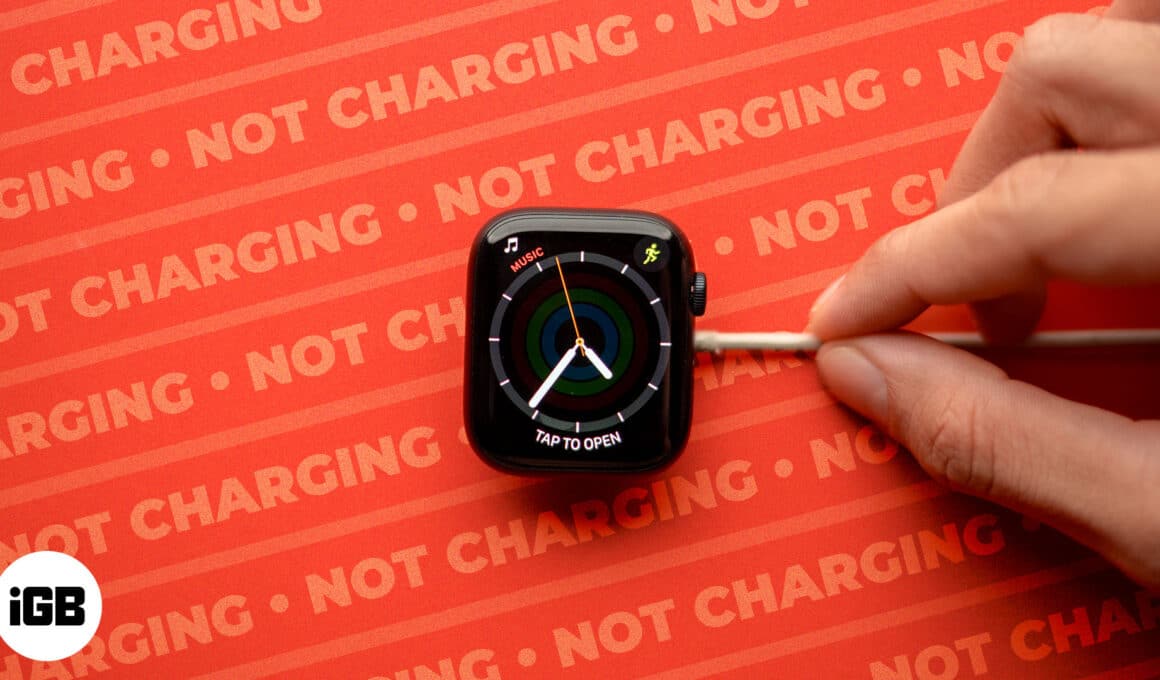 How to fix the Apple Watch not charging problem