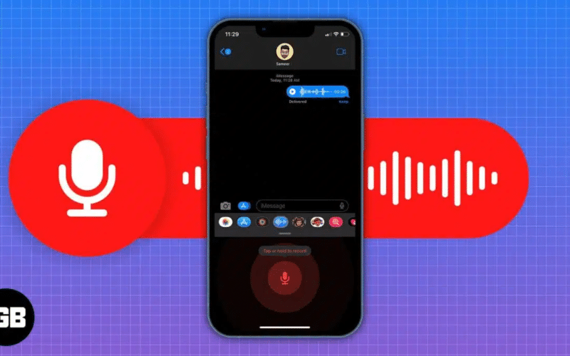 How to send voice messages on iPhone