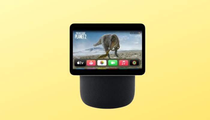 New HomePod with a touchscreen display