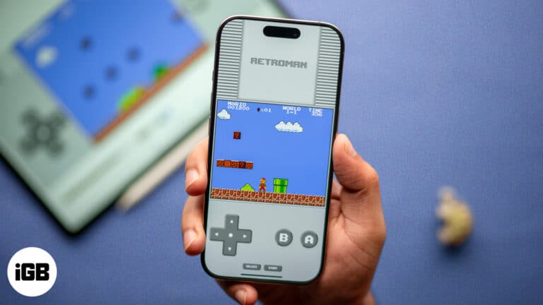 Retroman GameBoy and NES emulator app for iPhone