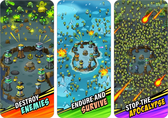 Zombies vs Towers iPhone zombie game