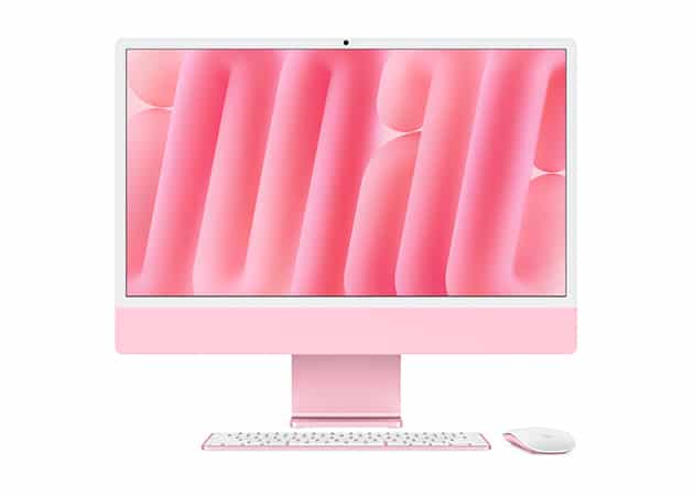 iMac M4 rosa tapet