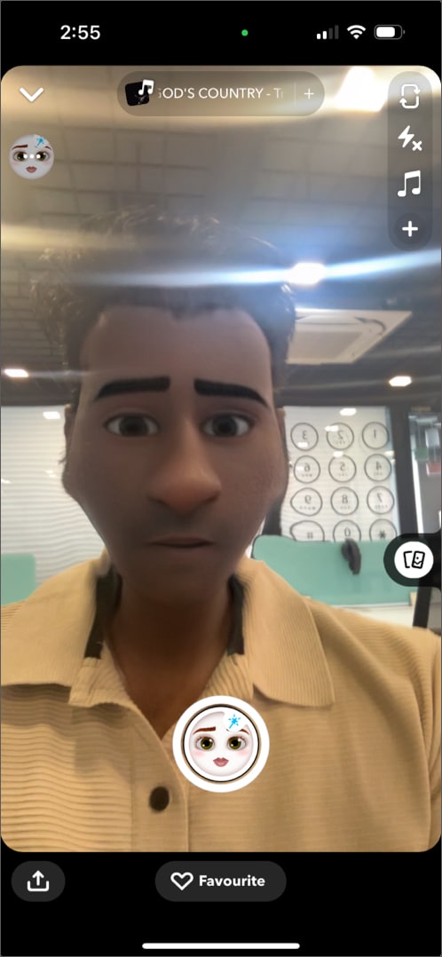 Cartoon 3D Style Snapchat filter