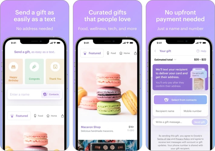 Goody Easy Gifting app