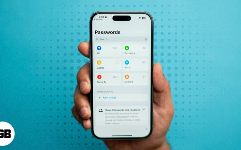 How to find saved passwords on iPhone