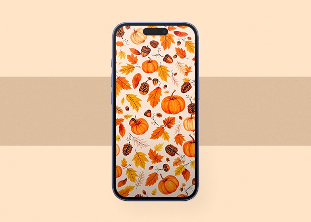 iPhone üçün Preppy Thanksgiving divar kağızı