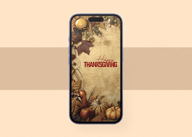 Rustic Thanksgiving wallpaper