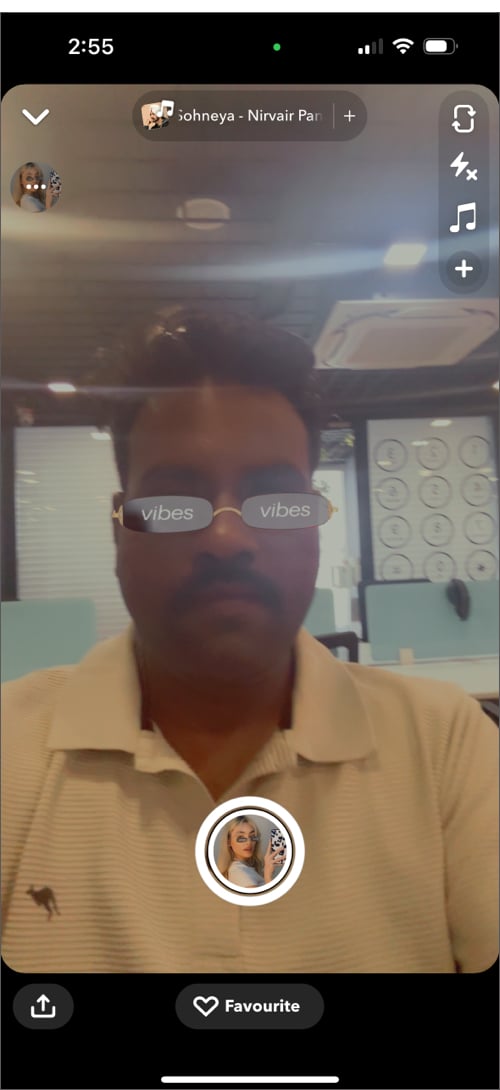 Vibes Glasses Snapchat-filter