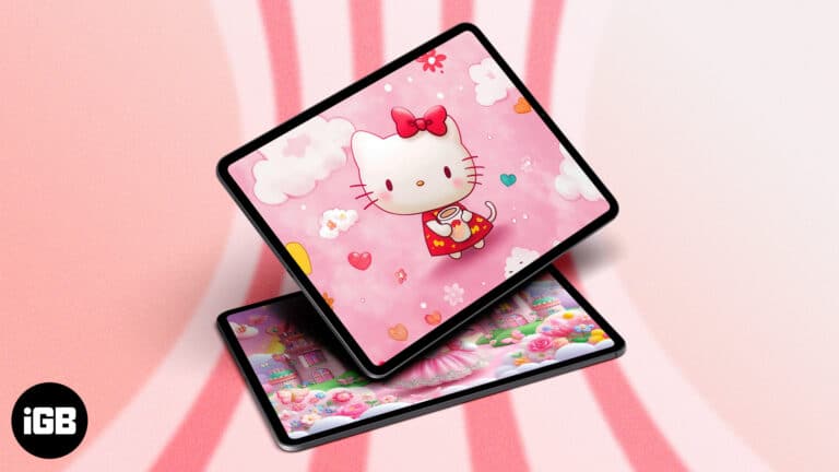 Cute Hello Kitty wallpapers for iPad