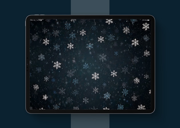 Winter snowflakes wallpaper