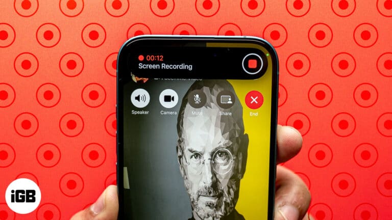 Record FaceTime call on iPhone