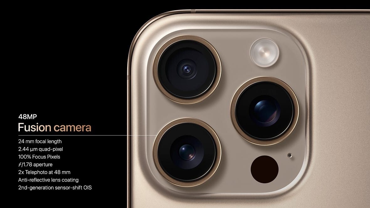 iPhone 16 pro camera features