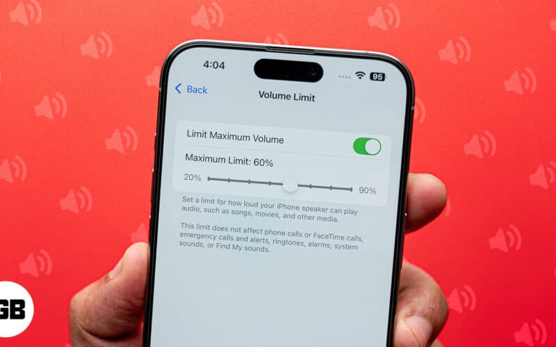 iOS 18.2: Så här begränsar du din iPhones högtalarvolym