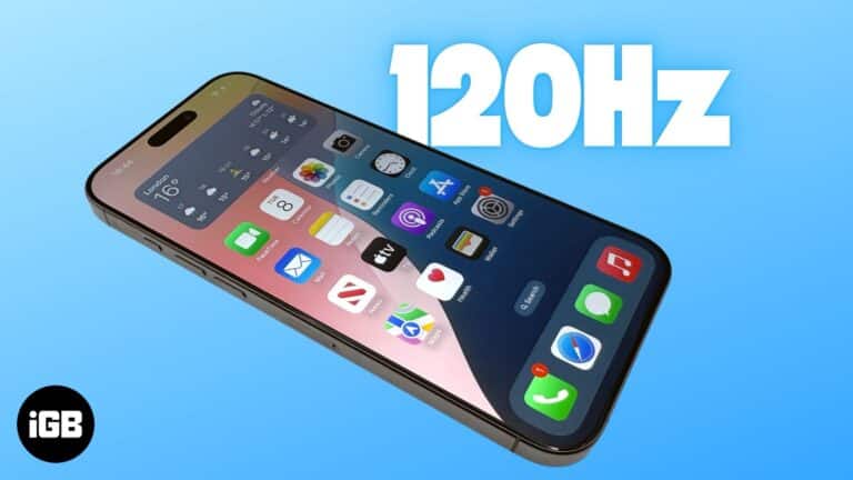 ProMotion 120Hz display on an iPhone 16 Pro Max