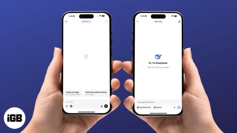 DeepSeek vs. ChatGPT: Which is the better AI app for iPhones?