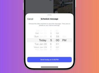 Schedule a DM on Instagram on iPhone.