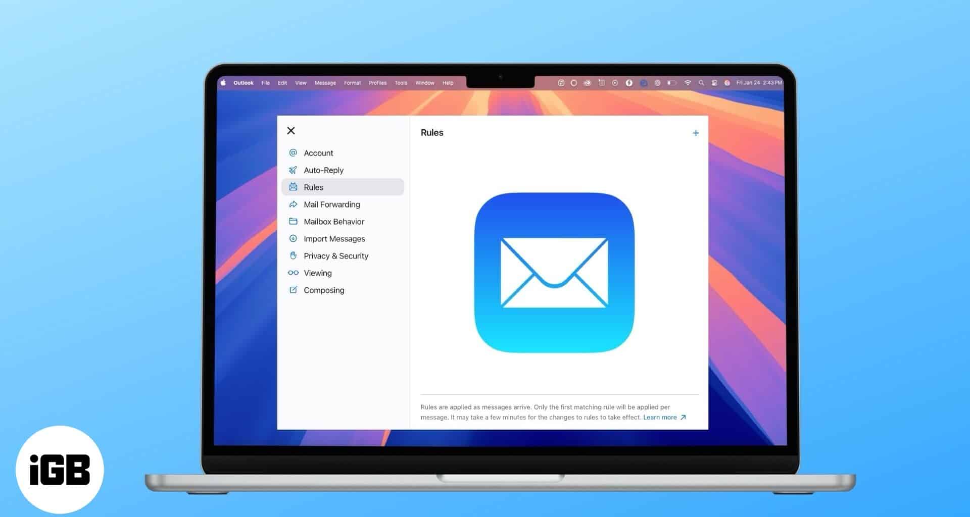 Set up iCloud email forwarding to another address