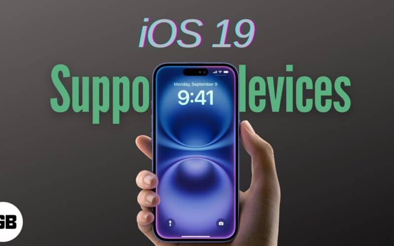 iOS 19 supported devices leaks