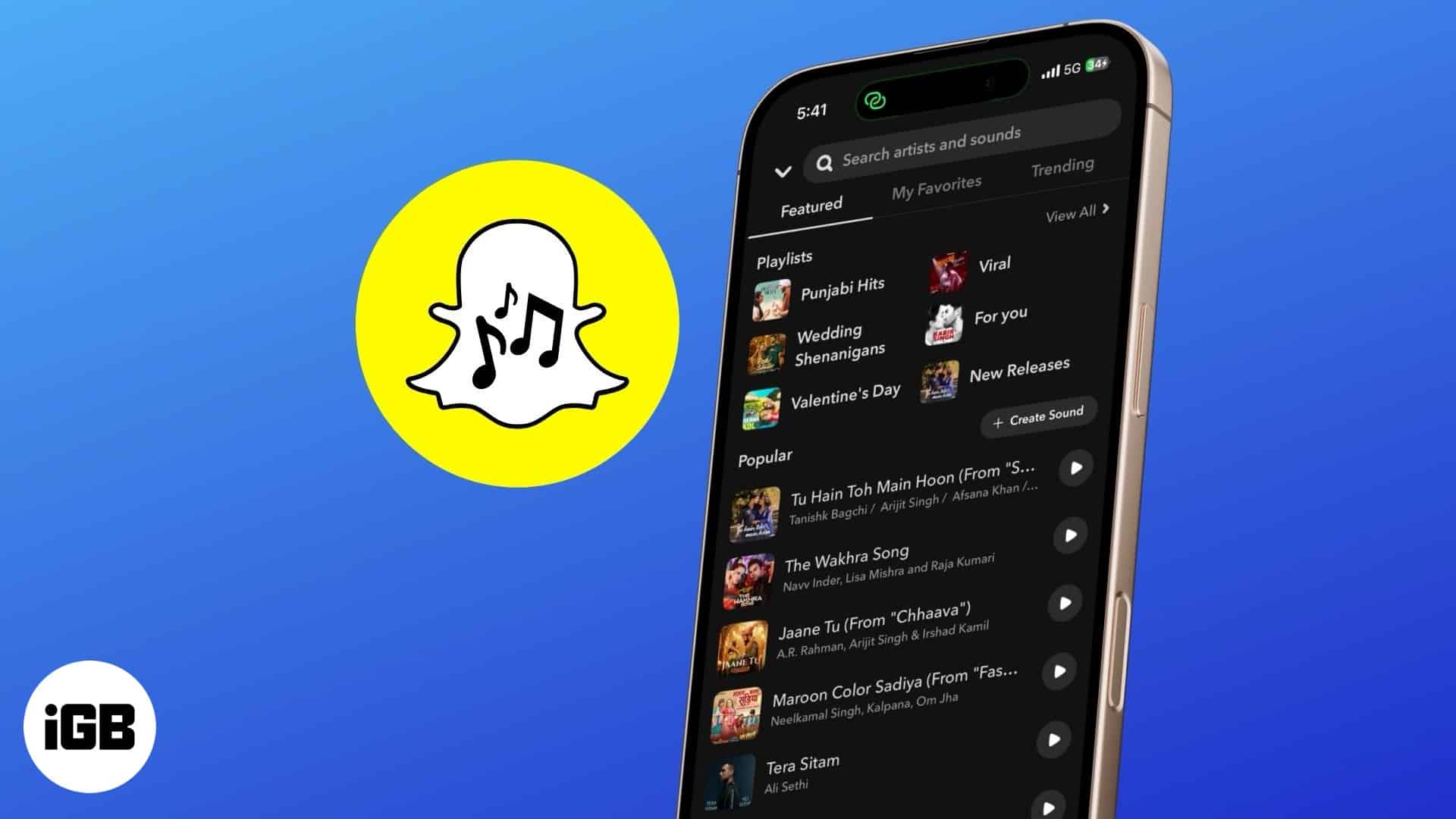 Lägg till musik i dina Snapchat -berättelser på iPhone