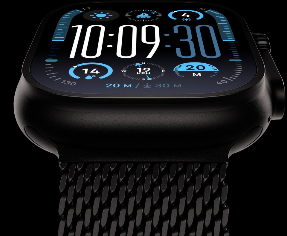 Apple Watch Ultra display