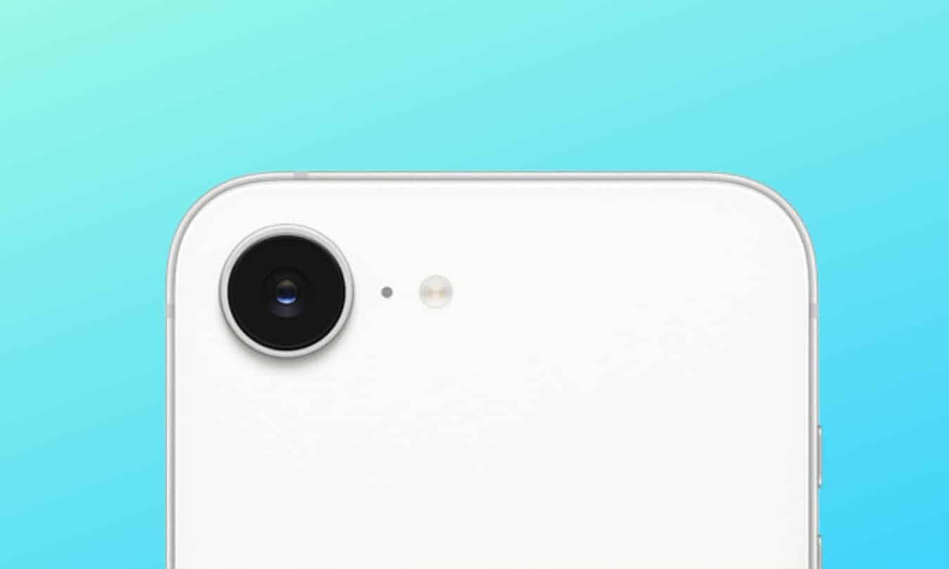 iPhone 16e rear camera