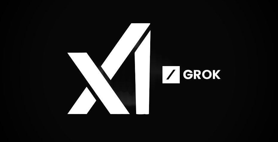 Grok AI logo