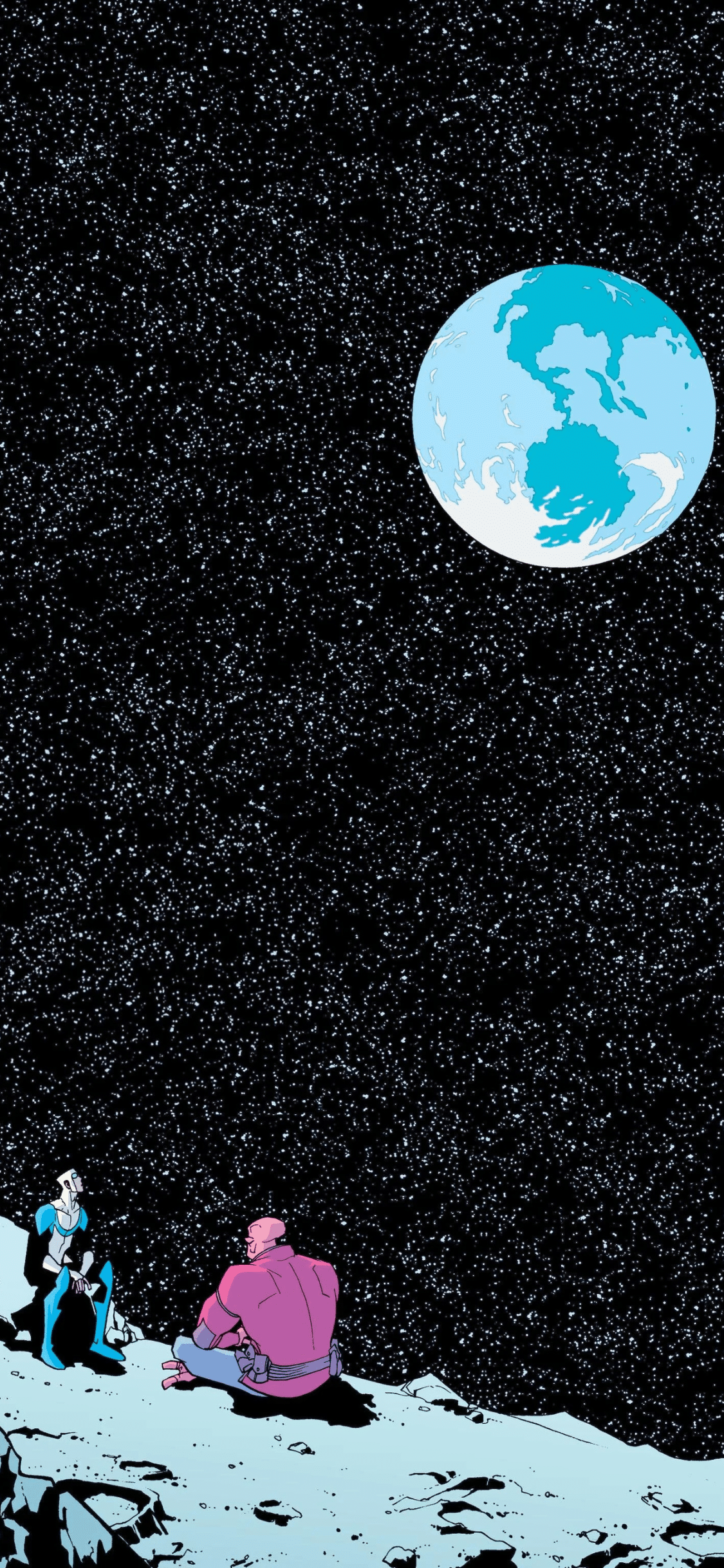 Invincible on the moon Wallpaper