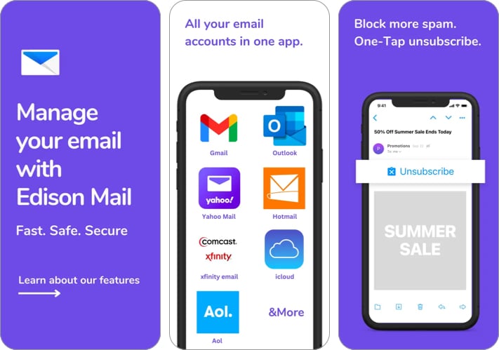 edison email app for iPhone and iPad