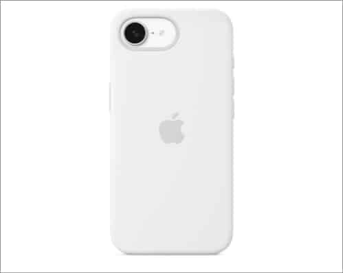 Apple's iPhone 16e silicone case.