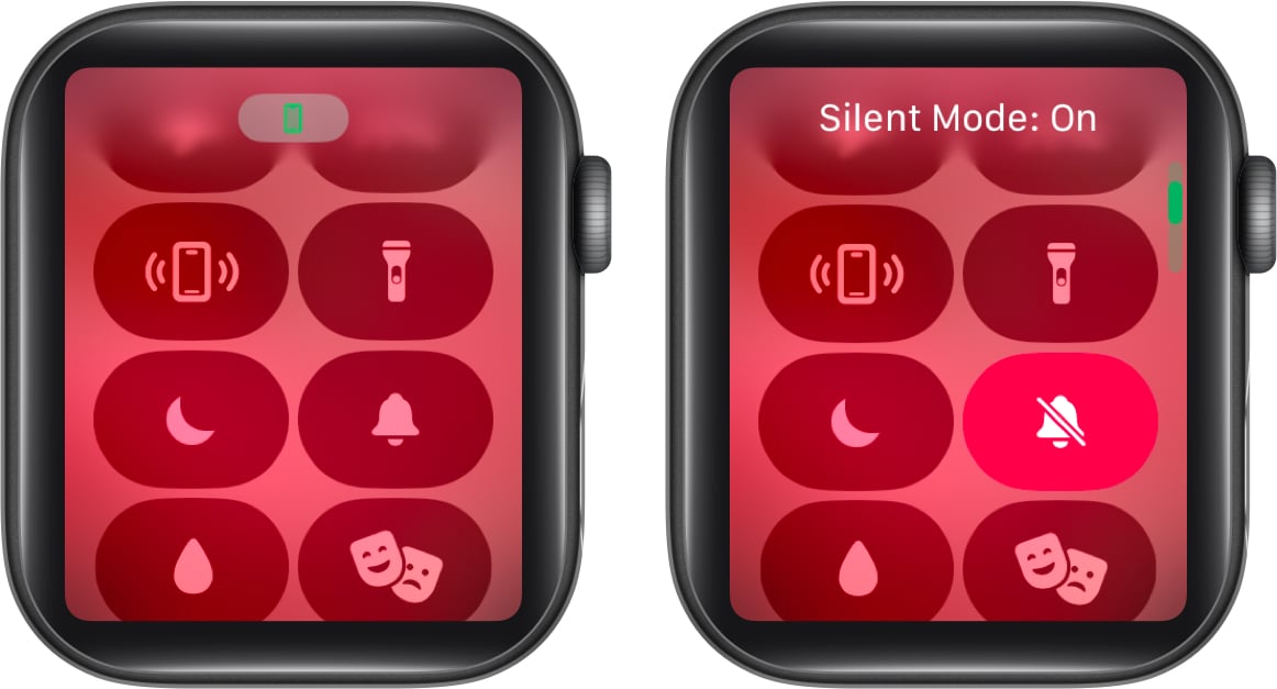 Att sätta en Apple Watch i tyst läge