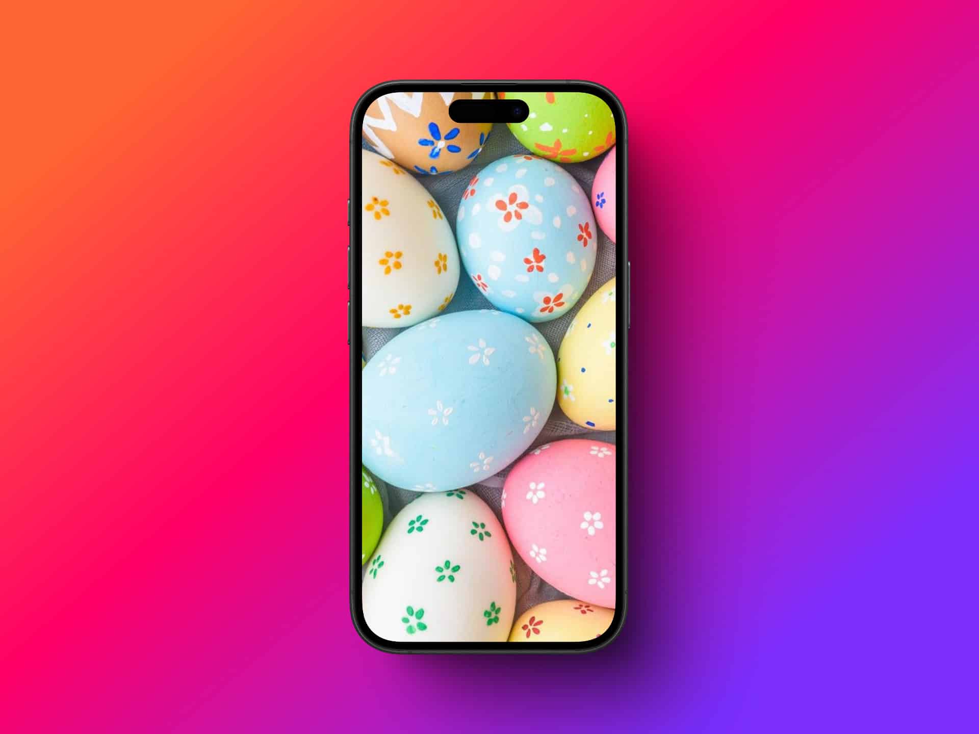 Colorful Easter Eggs Wallpaper