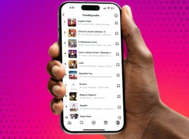 Find trending audio on Instagram on an iPhone.