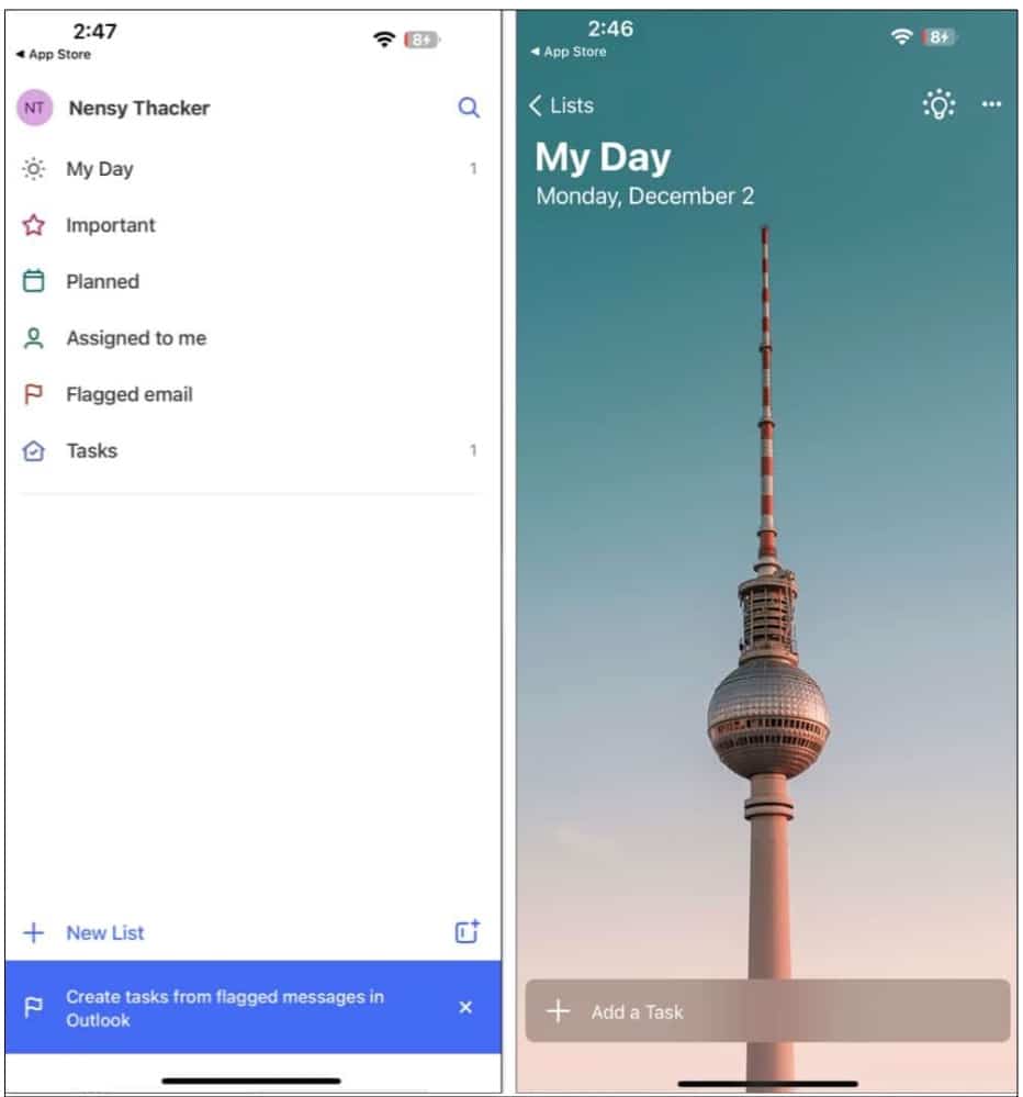 Microsoft to do reminder apps on iPhone