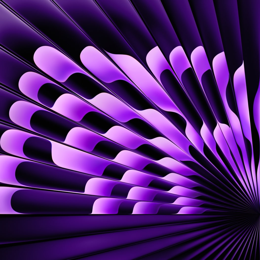 Radial Purple M4 MacBook Air wallpaper