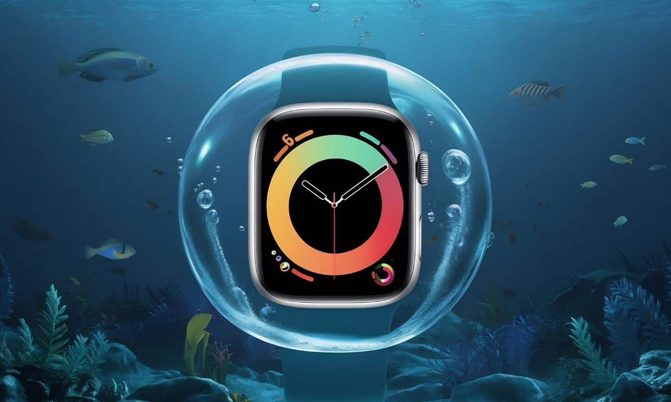 Apple Watch under water