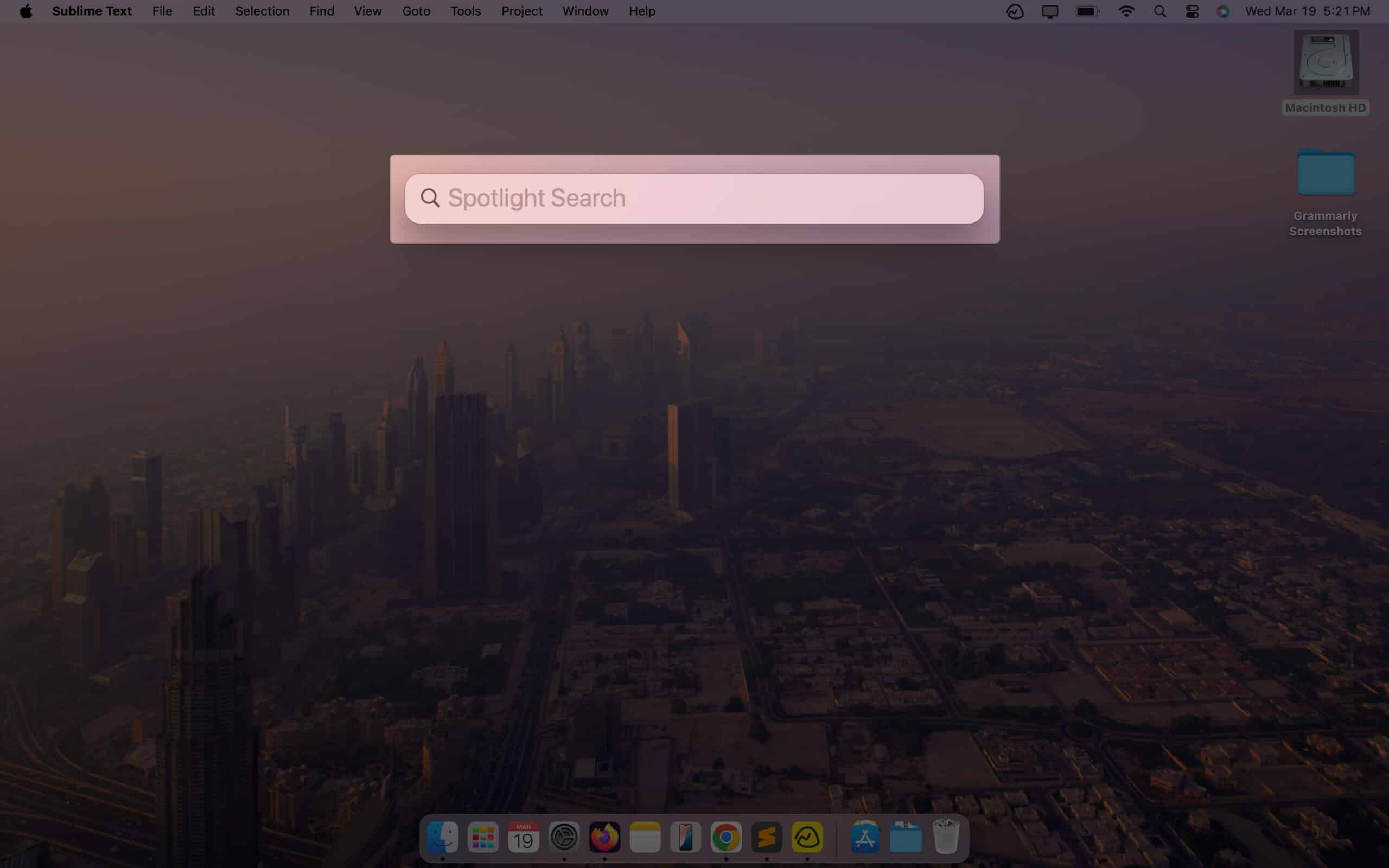 Accessing Spotlight Search on a Mac