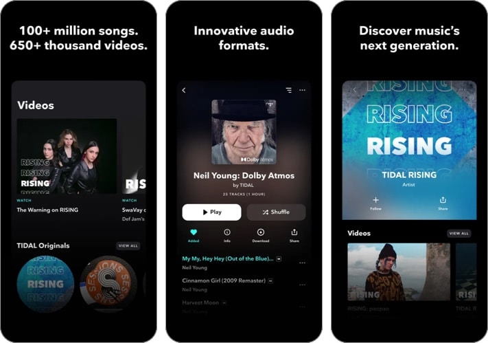 tidal for iPhone and iPad