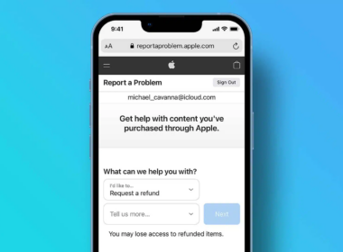 Request a refund for App Store purchase.